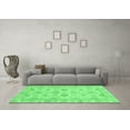 thumbnail image 3 of Ahgly Company Indoor Round Oriental Emerald Green Traditional Area Rugs, 3' Round, 3 of 4