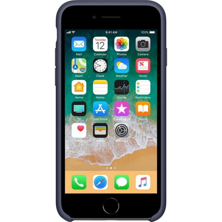 Apple Silicone Case for iPhone 8 & iPhone 7 - Midnight Blue