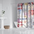 thumbnail image 2 of Pioneer Flower Floral Print Pattern Shower Curtain 72"x84" ,Bathroom Decorative Shower Curtains Set with 12 Hooks,Modern Waterproof Washable Shower Curtain, 2 of 6