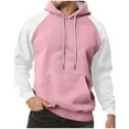 thumbnail image 6 of Wlynlyn Hoodies for Women Fleece Lined Color Block Hooded Sweatshirts Drawstring Warm Casual Long Sleeve Pullover Tops, 6 of 9