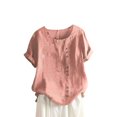 thumbnail image 3 of Basic T Shirts for Women Everyday Casual Loose Fit Summer Short Sleeve, 3 of 5