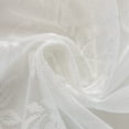 thumbnail image 4 of Xiao Hua Cortinas para ventanas pequeñas, 1 pieza, blancas, para ventanas pequeñas, 132x46cm, con bolsillo para barra, estilo A., 4 of 5