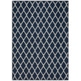 thumbnail image 1 of Hometrends Brussels Blue Polyester Area Rug, 1 of 8
