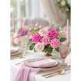 thumbnail image 4 of Flores artificiales InnoGear, 100 unidades, rosas de espuma rosa, 4 of 7