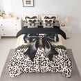 thumbnail image 2 of Homewish Female Men Women Kawaii Bowknot Twin Bedding Sets 7-Piece,Dreamy Princess Bow Bedding Comforter Set Microfiber,Abstract Polka Dots Breathable Sheet Sets,Ultra Soft Home Decor,Reversible, 2 of 8