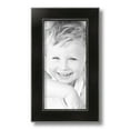 thumbnail image 2 of ArtToFrames 6" x 12" Honors Black with Silver Picture Frame, 6x12 inch Black Wood Poster Frame (WOM-5157),  Pack, 2 of 7