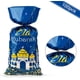 thumbnail image 5 of 100 Piezas Eid Mubarak Fiesta Hospitalidad Ramadán Bolsa Mezquita Bolsa de Regalo Impreso en Azul Oro Transparente Celofán Bolsa de Caramelo Plata Eid Mubarak, 5 of 5