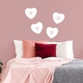 thumbnail image 3 of Set of 4 Valentines Day Vinyl Wall Art Decal - Assorted Heart Candies - 10" x 11" Each - Valentine’s Home Living Room Bedroom Fun Indoor Outdoor Apartment Coffee Shop Decor (10" x 11" Each, Black), 3 of 4