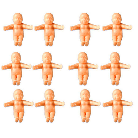 Mardi Gras King Cake Babies -12pack (Best King Cake For Delivery)