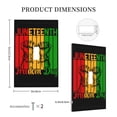 thumbnail image 3 of DouZhe 1-Gang Toggle Switch Wallplate, Freedom Day Flag Decorative Wall Plates, 3 of 7