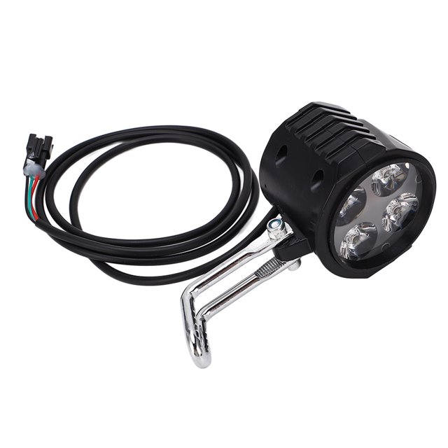 Electric Scooter Front Light, 2 In 1 Easy To Install And Remove Universal Electric Scooter Horn Headlight 10 Inch For Cycling Accessories