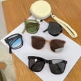 thumbnail image 3 of Gafas de sol plegables con bolsillo y colchón de aire, resistentes a los rayos UV, gafas de sol plegables de moda coreanas, 3 of 5