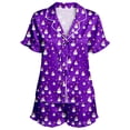thumbnail image 5 of XINPING Spooky Clothes for Women Cute Wind Themed Little Pajamas Comfortable Halloween Pajamas for Home and Sleep XXL, 5 of 5