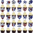 thumbnail image 1 of Cupcake Topper Picks Hokinaa Cowboy Football Fiesta de cumpleaños, 1 of 7