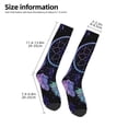 thumbnail image 2 of Daiia Sports Socks Dreamcatcher With Colorful Feathers Printed Novelty Crew Socks for Men Women Knee High Socks Cotton Socks Soft & Breathable Support Unisex Socks, 2 of 9
