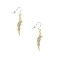 thumbnail image 2 of Delight Jewelry Goldtone Large Clear Crystal Lightning Bolt Gold Tone Infinity French Earrings, 2 of 4