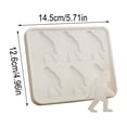 thumbnail image 6 of Bigfoot Silicone Ice Cube Mold, 6-Cavity Sasquatch Shape Tray for Whiskey Cocktail Freezer Chocolate Baking DIY, 6 of 6