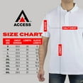 thumbnail image 6 of Access Men's Short Sleeve Classic Uniform Pique Polo Shirt (White, 2X-Large) AP21, 6 of 8