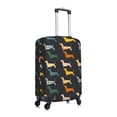 thumbnail image 3 of Picia Plaid Dachshund Luggage Protector Cover Thicken Suitcase Protector Cover Fit 18-32 Inch Luggage-X-Large, 3 of 9