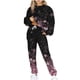 thumbnail image 2 of Puntoco Conjunto de sudadera y pantalones de manga larga con estampado informal para mujer Puntoco Puntoco-4725, 2 of 5
