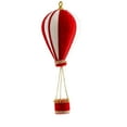 thumbnail image 2 of YaoZQ Large Red And White Velvet Hot Air Balloon Christmas Tree Ornament 14 Inch Unique Hanging Decorations For Holiday Home Decor Whimsical Xmas Party Centerpiece Gift For Travel Lover By YaoZQ, 2 of 3