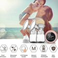 thumbnail image 3 of Electric Breast Pump, Portable Breast Pump With 2 Modes 9 Levels, Double Electric Breast Pump With 24mm 27mm Massage Flange, Strong Suction Hands Free, 3 of 5
