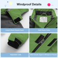 thumbnail image 5 of Chrisuno Winter Jackets for Boys Fleece Lined Snow Snowboarding Jacket Green 6/7, 5 of 5
