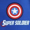 thumbnail image 6 of Marvel Boys Bomber Jackets Captain America Varsity Lightweight Sweatshirts Gift Fall Spring School Toddler 2T, 6 of 10