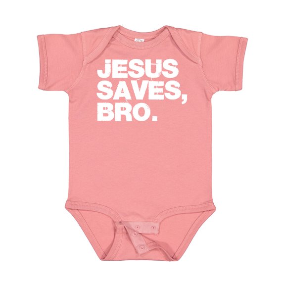 Inktastic Jesus Saves Bro Christian Boys or Girls Baby Bodysuit