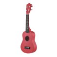 thumbnail image 1 of Ukulele de madera de tilo 21 pulgadas - Set completo con accesorios (color rojo), ideal para principiantes y niños. ¡Aprende música fácilmente!, 1 of 7