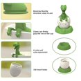 thumbnail image 3 of FEJANPON Funny Silicone Dinosaur Tea Strainer, Tea Infuser Ball Steeper (Green), 3 of 7