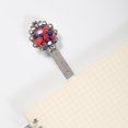 thumbnail image 2 of Coral Vintage Silver Lace-Edged Bookmark: a Gift for Readers and Book Lovers, 2 of 5