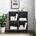 thumbnail image 2 of Pemberly Row Bibliothèque Cube de Rangement Industriel en Bois pour Disques en Frêne Brun, 2 of 13