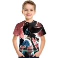 thumbnail image 1 of Nouveau T-shirt à Manches Courtes Col Rond Garçon Tendance Mode, 1 of 1