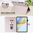 thumbnail image 4 of for Honor Pad X9 Pro 2025/Honor Pad X9A 11.5 inch Case, Rhombus Pattern Multiple Viewing Angles Stand Slim Folio Cover (Rose Gold), 4 of 6
