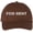 Brown, variant on For Rent Sign Embroidered Dad Hat | Adjustable Funny Gift Baseball Cap for Men and Women (Grey)