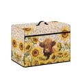 thumbnail image 2 of HELLHERO Cow Sunflower Sewing Machine Cover and Handle Soft Durable Gifts for Housewife, 2 of 8