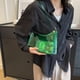thumbnail image 5 of Bolso Bolso de axila para mujer, bolso de mano informal de PVC transparente para niñas, bolso de mano para mujer (verde) Likrtyny Para Estrenar, 5 of 8