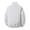 thumbnail image 3 of Men Puffer Jackets Thickened Warm Stand Collar Bubble Coat Long Sleeve Zip Up Parka Outdoor Windproof Down Outwear, 3 of 5