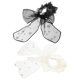thumbnail image 5 of 2 coleteros de malla con cuentas para fiestas y uso diario Coletero elástico de alta elasticidad para mujer Accesorio de moda para todo tipo de peinados, 5 of 8