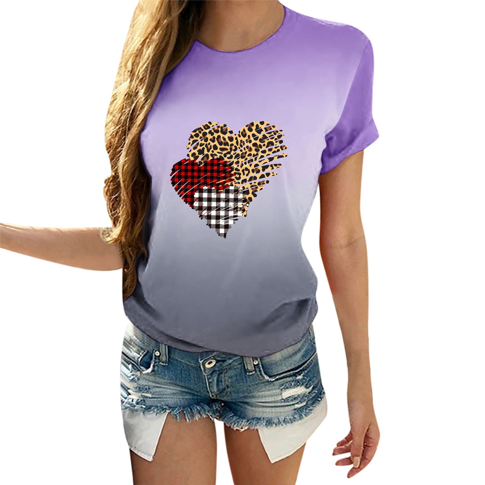 Christmas Shirts For Women Floral Tops 