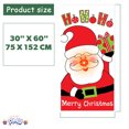thumbnail image 2 of PMU Christmas Light Up Door Cover Decoration, 30” x 60”, 2 of 7