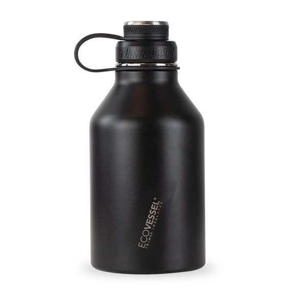 Growler EcoVessel TriMax aislado de 1,9 L con infusor
