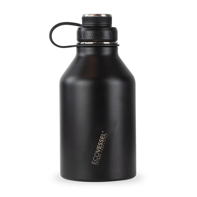 Growler EcoVessel TriMax aislado de 1,9 L con infusor