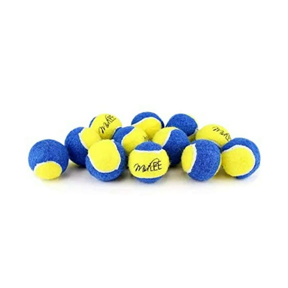 Midlee 12-Piece Mini Tennis Balls for Small Dogs, Multicolor