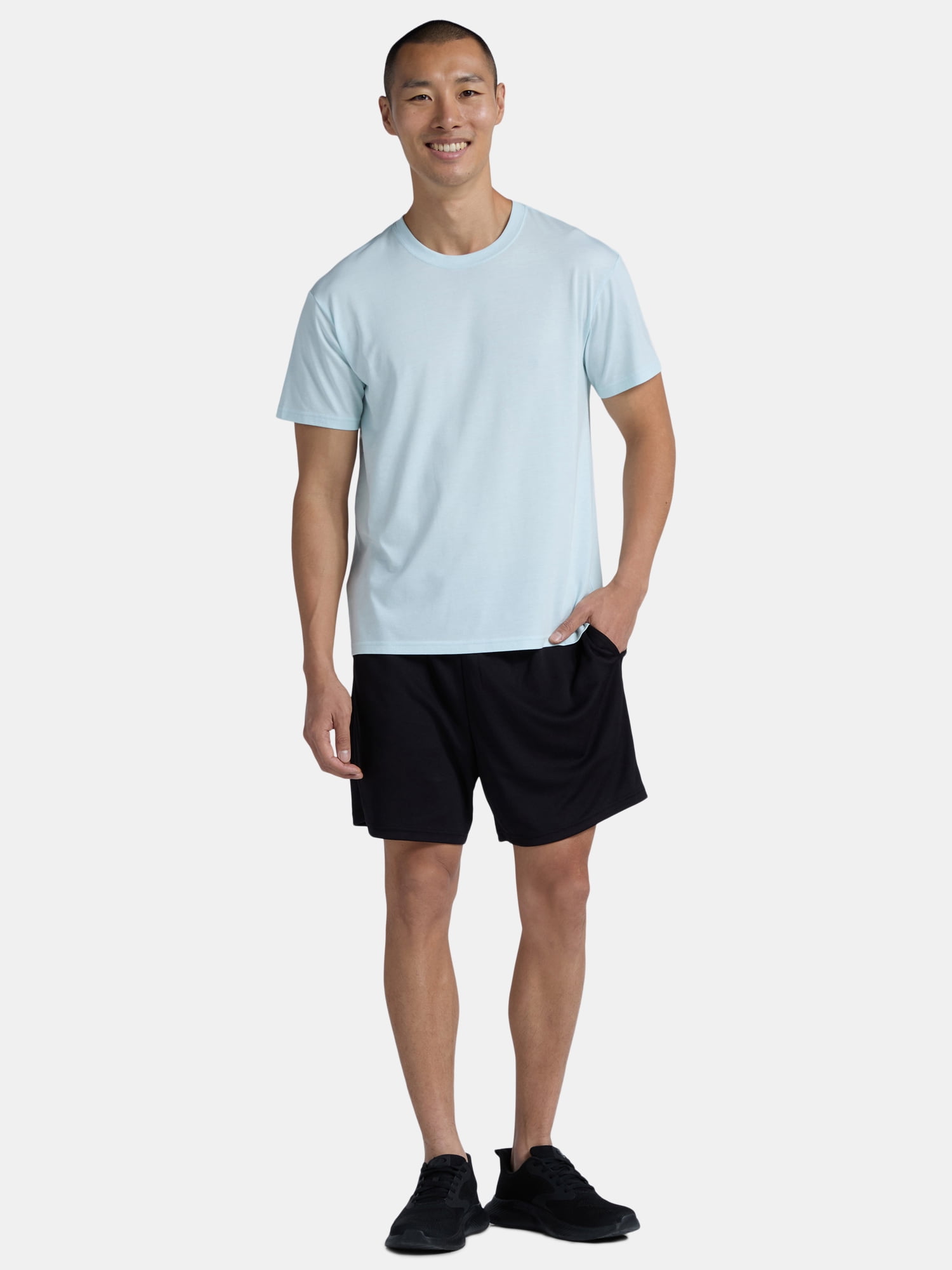 Athletic Works Men's and Big Men's Tri Blend Tee, Sizes XS-4XLT