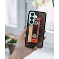 thumbnail image 5 of WIRESTER Shockproof Soft Rubber Cover Case for Samsung Galaxy S26+ / S26 Plus 6.7" 2026, Red Vintage Cassette Tape, 5 of 5