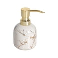 thumbnail image 2 of Ceramic Liquid Soap Dispenser with Pump Reusable Multipurpose Liquid Pump Bottle White, 2 of 8
