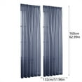 thumbnail image 2 of Transformez Votre Espace avec Nos Rideaux Semi-Transparents Unis Élégants – de Style et d'Intimité pour les Maisons Modernes! Rideaux Absorbant le Bruit Rideau Extérieur Rideaux Sonores Rideau de Fenêtre pour Enfants Extérieur Thermique, 2 of 7