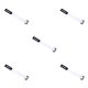 thumbnail image 2 of Greeniant 5 piezas de sujetadores de nailon para cables, hebilla inversa, paquete de bicicleta portátil, correa de fijación adhesiva, color blanco Blanco 5piezas Greeniant CBP199915, 2 of 4